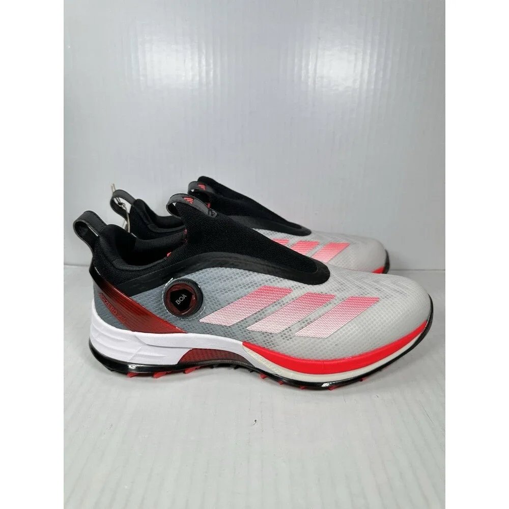 Size 10 Adidas Adizero ZG BOA Spikeless Golf Shoes Men’s IH9896 White Black NEW